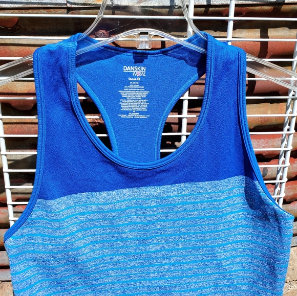 DANSKIN NOW Dri More Racerback Tank Top Medium - Picture 4 of 8